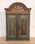 19th Century Painted Skåne Wall Cabinet with Reeded Doors, Sweden For Sale - Image 4 of 14