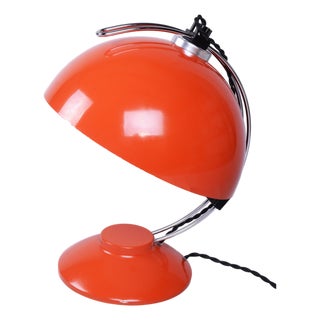 Mid-Century Table Lamp in Chrome-Plated Steel, Czech, 1970s For Sale