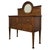 Antique Early 20th Century English Edwardian Oak Sideboard with Convex Mirror For Sale - Image 3 of 14