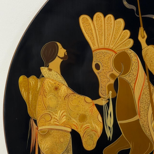 Vintage Wooden Art Panel, Italy, 1963 For Sale - Image 3 of 18