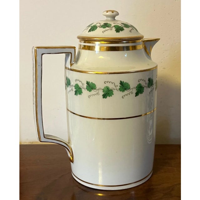 Antique Early 19th Century Vienna Porcelain Chocolate or Coffee Pot For Sale - Image 10 of 10