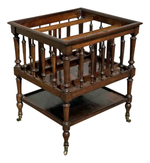 19th Century French Rosewood Canterbury, 1880