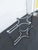 Chrome Hollywood Regency Chrome Glass Top Dining Table 6430 For Sale - Image 8 of 18
