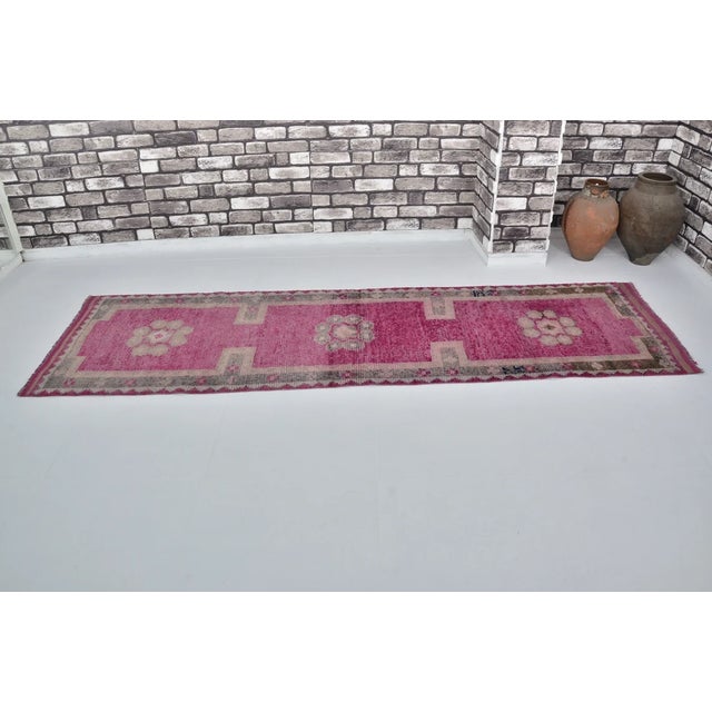 Handmade wool carpet in Turkish Anatolia , Vintage Oushak Rug,Turkish Vintage Anatolian Rug, Handmade wool Rug . One Of...