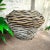 Large Handwoven Rattan Reed Basket Bi Cone For Sale - Image 12 of 12