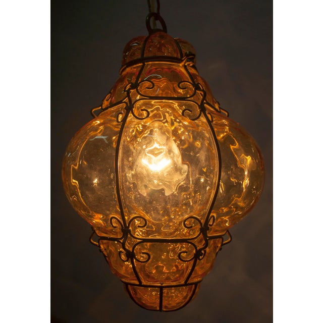 Pendant in Caged Glass by Gianni Seguso, 1960s For Sale - Image 4 of 10