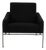 3301 Lounge Chair in Black Hallingdal Fabric by Arne Jacobsen, 2000s For Sale