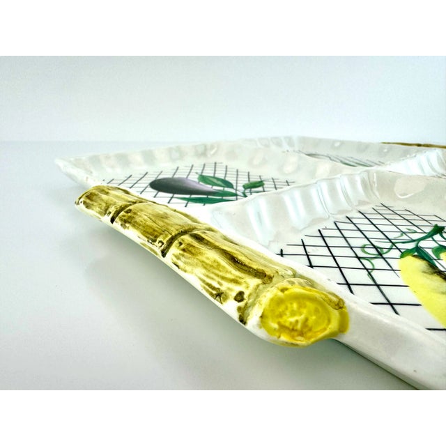 Ceramic Mid Century Italian Serving Dish For Sale - Image 7 of 10