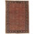 Antique Farahan Sarouk Carpet, Handmade Oriental Rug, Ivory, Red, Navy, Fine For Sale - Image 10 of 18