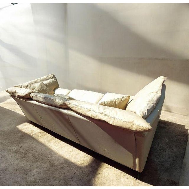 1980s Timeless Elegance: Rare 1980 Vintage Dansk Danish Leather Sofa For Sale - Image 5 of 12