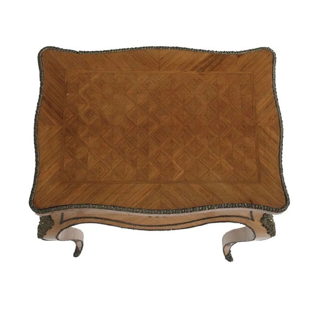 French 19th Century Louis XV Tahan Kingwood Work Table or Poudreuse For Sale - Image 3 of 5