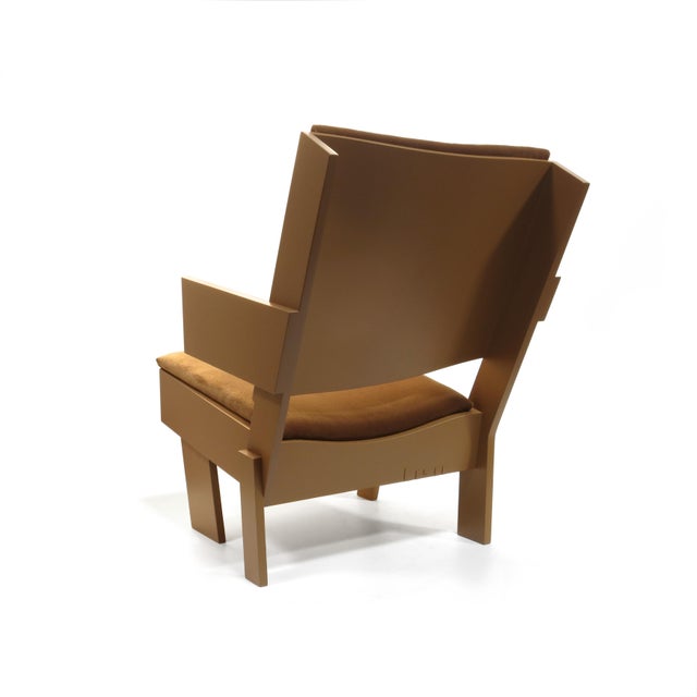 Brown Furniture Lounge Chair by Tom Frencken For Sale - Image 8 of 8