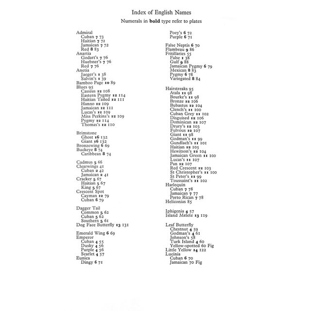 White "A Field Guide to the Butterflies of the West Indies" 1975 Riley, Norman D. For Sale - Image 8 of 12