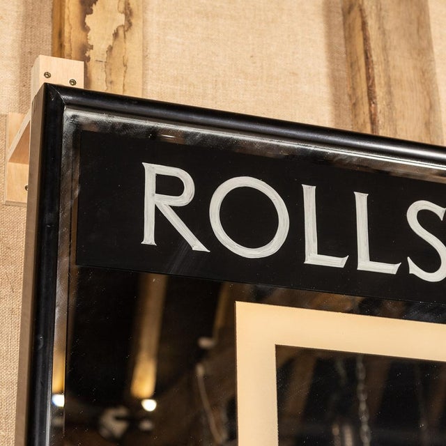 20th Century Retail Mirror & Console Table from Rolls Royce, 1930s For Sale - Image 3 of 16