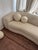 Restoration Hardware Rh Restoration Hardware Sylvain Curved Sofa in Cream For Sale - Image 4 of 6