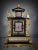 Italian tabernacle from the last quarter of the 17th century made in: mercury-gilt bronze, silver, enamel and ebony- This...