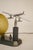 1930s Uber Rare Vintage Sublime Art Deco Streamline Bronze Aviation Award Twin Chrome Airplane Amber Brain Globe Table Lamp For Sale - Image 9 of 13