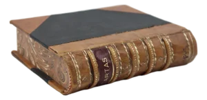 1940s Vintage Leather Card Book Box