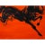 Oil Paint Canvas Art Black Artistic Racing Horse Wall Decor Painting For Sale - Image 4 of 5