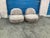 Mid-Century Modern Pair of Designer Swivel Lounge Chairs in Manner of Pierre Paulin Done Gray Boucle For Sale - Image 3 of 7