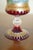 Ruby Red Vintage Italian Murano Hand Enameled Ruby Glass Chalice For Sale - Image 8 of 8