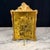 Brown Antique French Ornate Gilt Metal Photo Frame With Original Military Portrait For Sale - Image 8 of 8