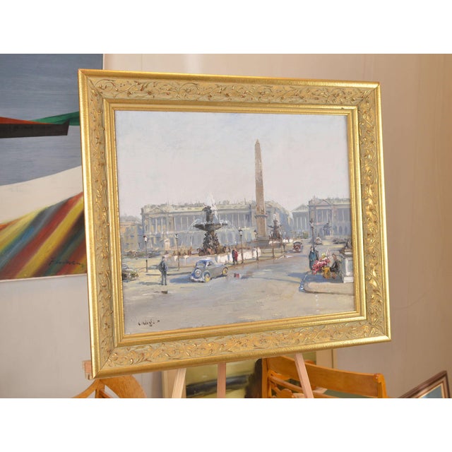Constantine Kluge, Palace de la Concorde, Paris, 1950, Oil on Canvas For Sale - Image 4 of 10