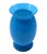Vase from the Idalion series designed by Alessandro Mendini for the Muranese Venini company, blue jacketed glass, signed...