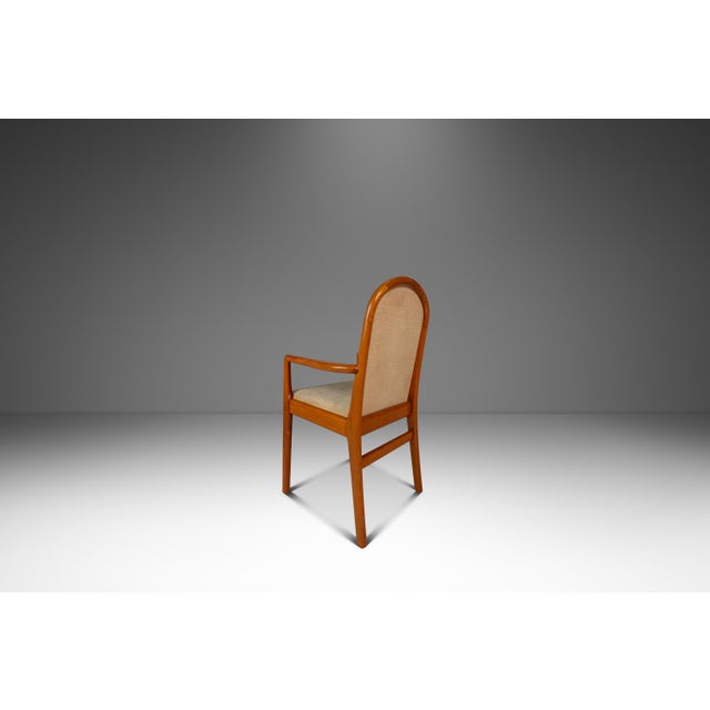 Set of Six (6) Danish Mid-Century Modern High-Back Dining Chairs in Solid Teak Attributed to Schou Andersen, Denmark, C. 1970s For Sale In Orlando - Image 6 of 18