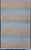 Measures: 2'4 x 10'7 Vintage Turkish Kilim Runner with Blue, Orange, and Soft Lavender Stripes. Keivan Woven Arts /...