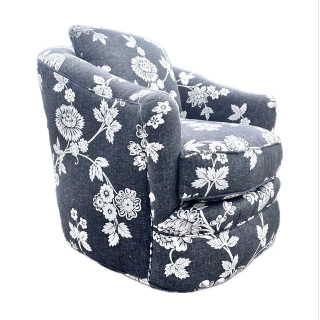 This is an adorable, curvy, well-built chair, as most vintage furniture usually is; it seats very comfortably. If that is...