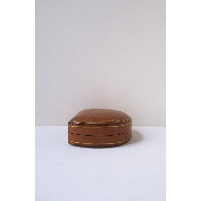 Italian Leather Jewelry Box For Sale - Image 14 of 16