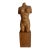 Vintage Hand Carved Wood Abstract Female Torso, (14” High) For Sale