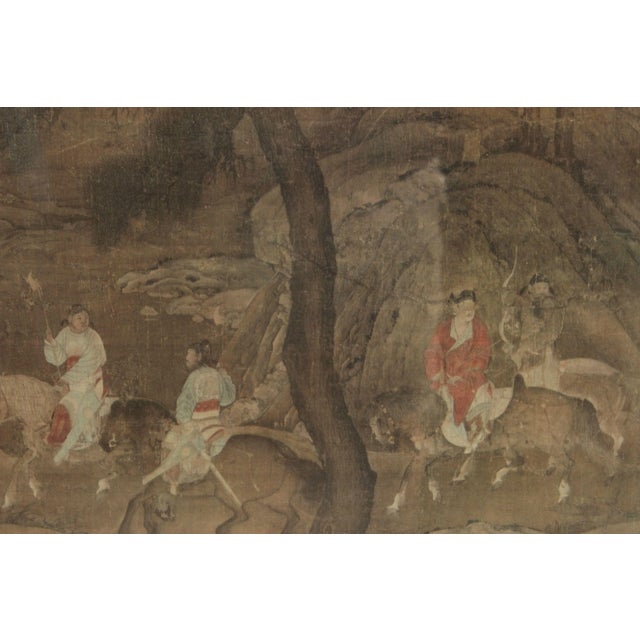 Chinese Sung Dynasty 'Tribute Horse' Vintage Reproduction Print For Sale - Image 4 of 13