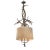 Unusual and stunning antique antler chandelier/pendant. Deer antlers with solid brass fittings. 58" drop