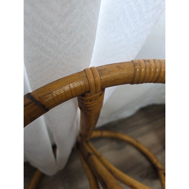 Mid-Century Bamboo Coat Rack For Sale - Image 4 of 4