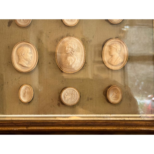 Traditional Framed Set of Nine Intaglios For Sale - Image 3 of 6