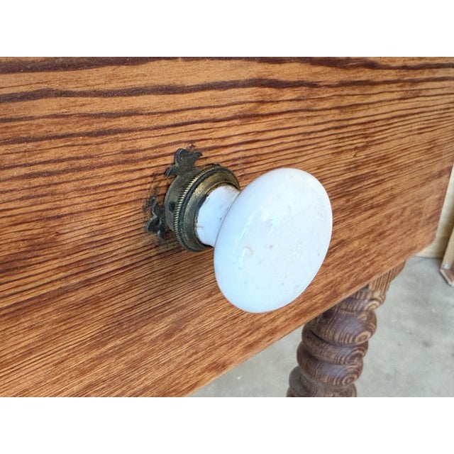 French Worktable with Two Drawers For Sale - Image 9 of 11