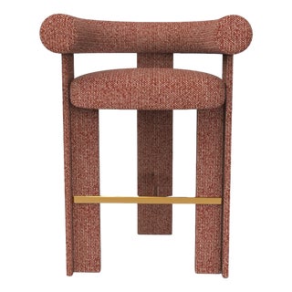 Modern Cassette Bar Chair in Safire 13 by Alter Ego For Sale