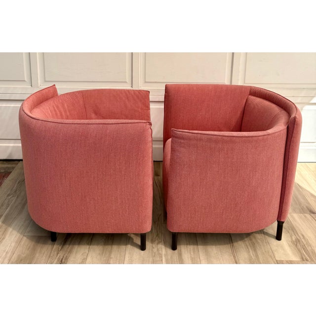 Textile Pair of Philippe Nigro Hémicycle Armchairs for Ligne Roset For Sale - Image 7 of 18