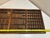 Large Antique Wooden Printer’s Type Case – Letterpress Drawer Wall Display Shelf c.1900 For Sale - Image 11 of 12