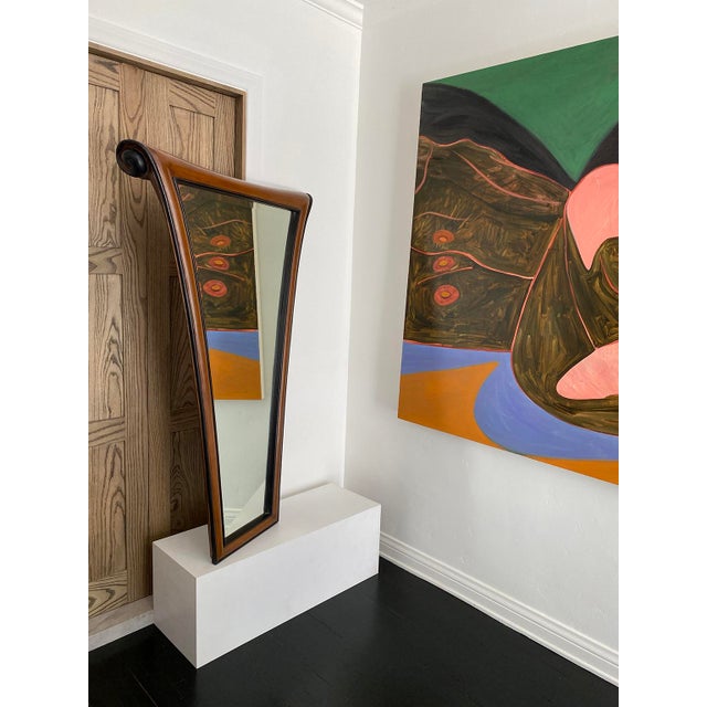 Harrison & Gil Mid 20th Century Harrison Gil Large Scroll Mirror For Sale - Image 4 of 12