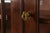 Brown Baker Furniture Georgian Carved Mahogany Breakfront Bookcase Cabinet With Secretary Desk For Sale - Image 8 of 15