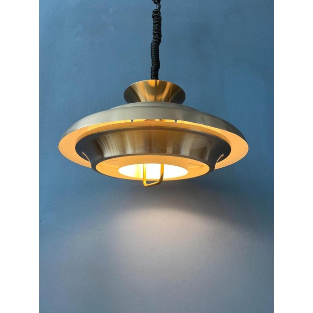 Mid-Century UFO Hanging Lamp from Dijkstra For Sale - Image 5 of 11