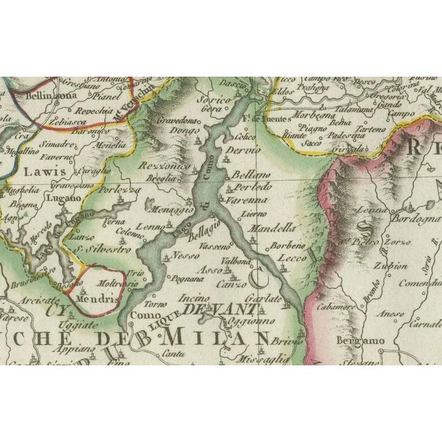Late 18th Century Physical & Political Map of Switzerland Mentelle Atlas, 1797 For Sale - Image 6 of 8