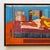 This Matisse style rare vintage Mid Century Modernist " Bedroom, Afternoon Napping " custom framed original one of a kind...