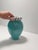 Mid-Century Belgian Turquoise Glazed Ceramic Urn Vase, 1950s For Sale - Image 9 of 11