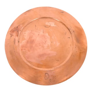 Arthur Cole for Avon Coppersmith Arts & Crafts Large Copper Serving Tray, 1930s For Sale