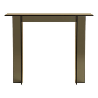 Smoked Glass Console Table by Lebanto For Sale