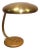 Brass & Wood UFO Table Lamp, 1970s For Sale